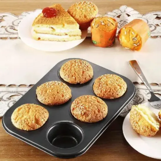 6'lı Muffin Kek Kalıbı  resmi