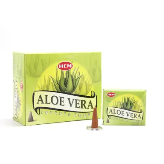 Aloe Vera Aromalı Konik Tütsü resmi