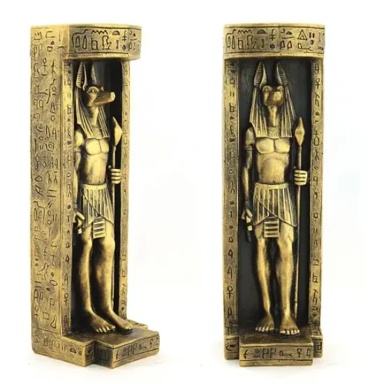 Anubis Figürlü Mumluk  resmi