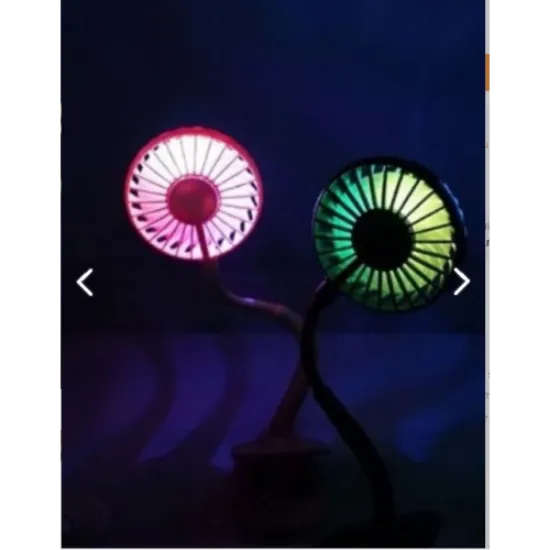Ayarlanabilir Kıskaçlı Masa Üstü Mini Vantilatör resmi
