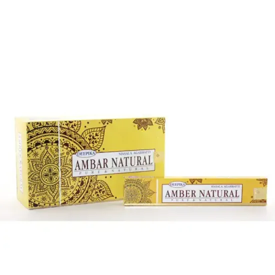 Deepika Amber Natural Aromalı Çubuk Tütsü  resmi