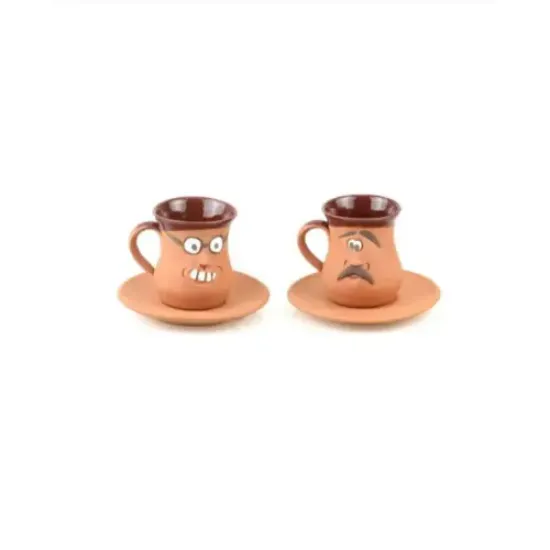 Emojili Türk Kahve Fincan Takımı resmi