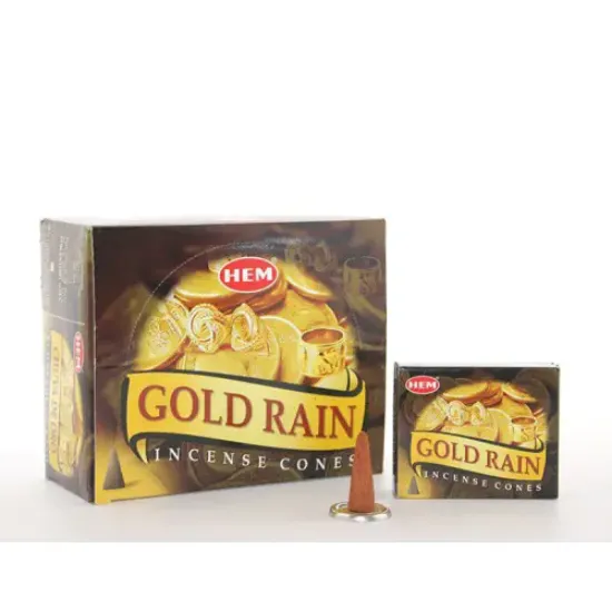 Gold Rain Aromalı Konik Tütsü resmi