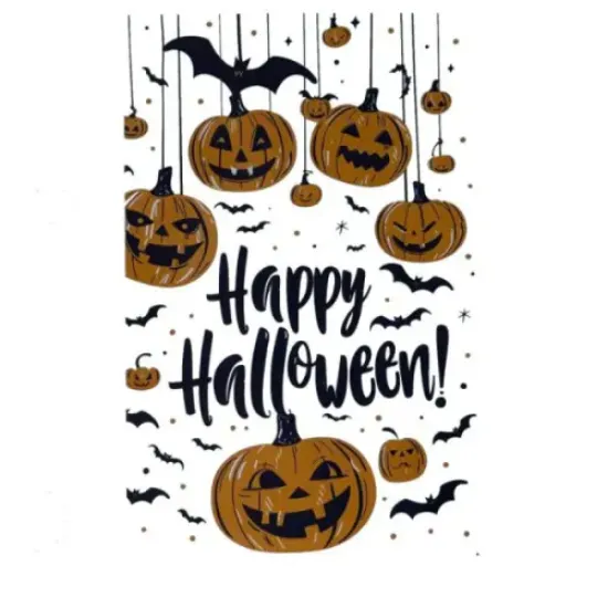 Halloween Temalı Balkabaklı Duvar Sticker Seti resmi