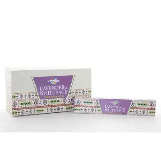 Hem Sacred Elements Lavender White Sage Masala Aromalı Çubuk Tütsü  resmi