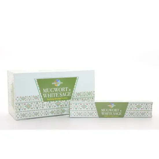 Hem Sacred Elements Mugwort &amp; White Sage Masala Aromalı Çubuk Tütsü resmi