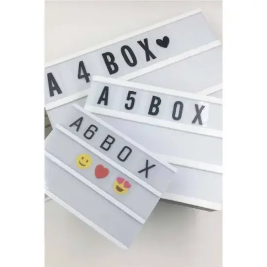Lightbox Işıklı Pano A5 resmi