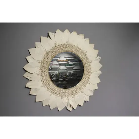 Makrome Duvar Aynası Model 1  resmi