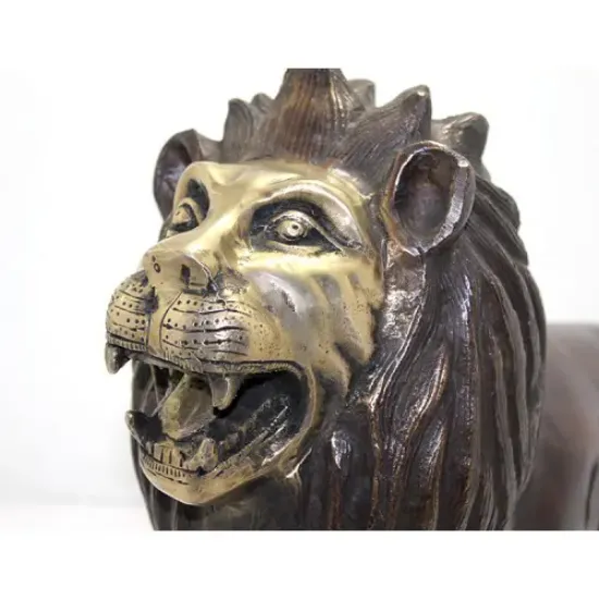 Metal Aslan Biblosu 60 Cm  resmi