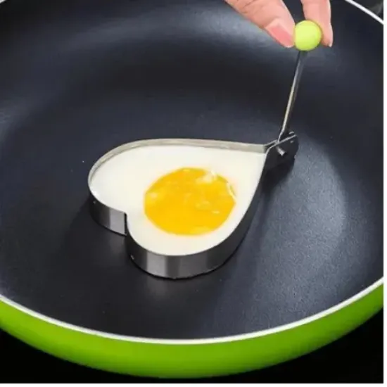 Metal Kalp Omlet Krep Kalıbı resmi