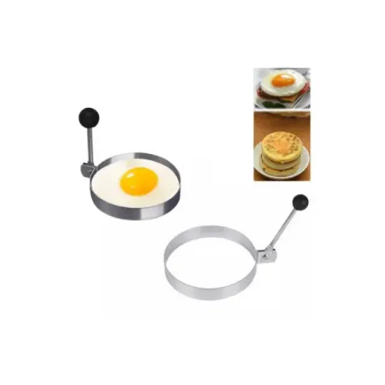 Metal Yuvarlak Omlet Krep Kalıbı resmi