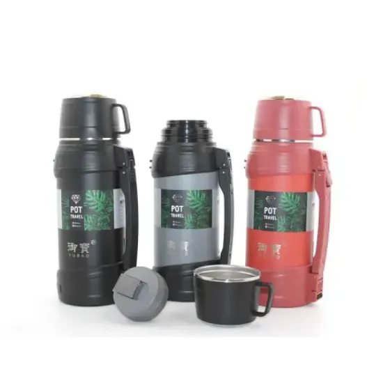 Paslanmaz Çelik Çift Katmanlı Termos 1.6 Lt  resmi