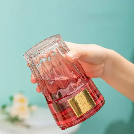 Pipetli Cam Bardak  resmi