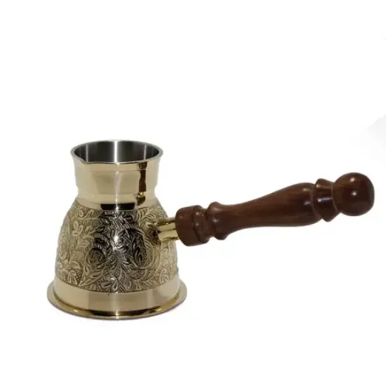 Pirinç Cezve 4'' inç Model 5 resmi