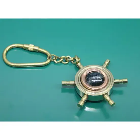 Pirinç Pusula Anahtarlık  resmi