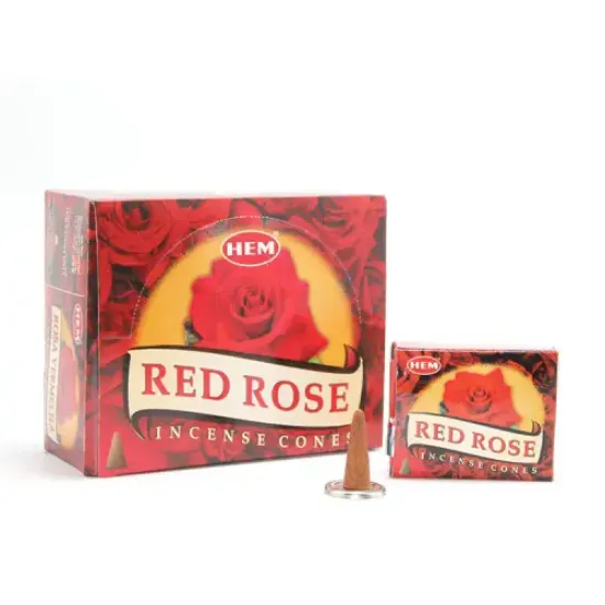 Red Rose Aromalı Konik Tütsü resmi