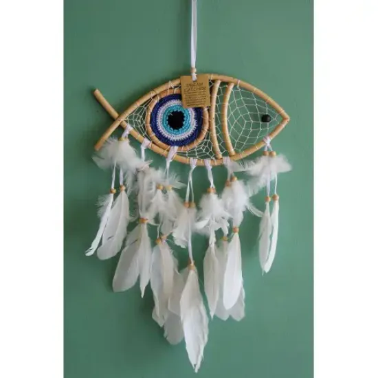 Rüya Kapanı Dream Catcher Balık Tasarımı resmi