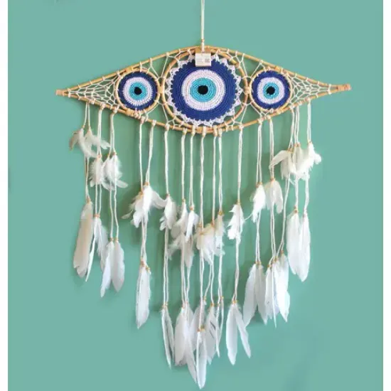 Rüya Kapanı Dream Catcher Göz Tasarımı Model 4  resmi