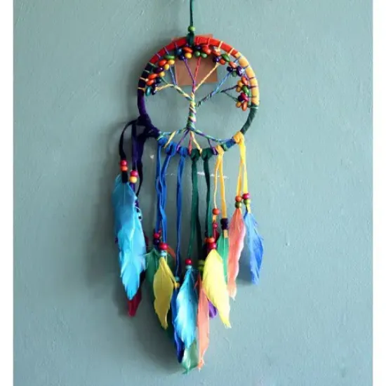 Rüya Kapanı Dream Catcher Hayat Ağacı Model 4  resmi