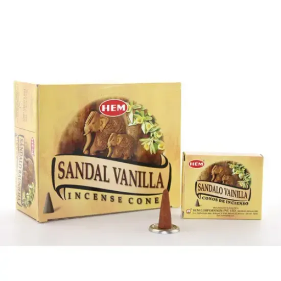 Sandal Vanilla Aromalı Konik Tütsü resmi