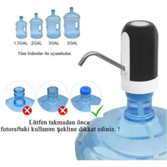 Şarjlı Damacana Su Pompası resmi