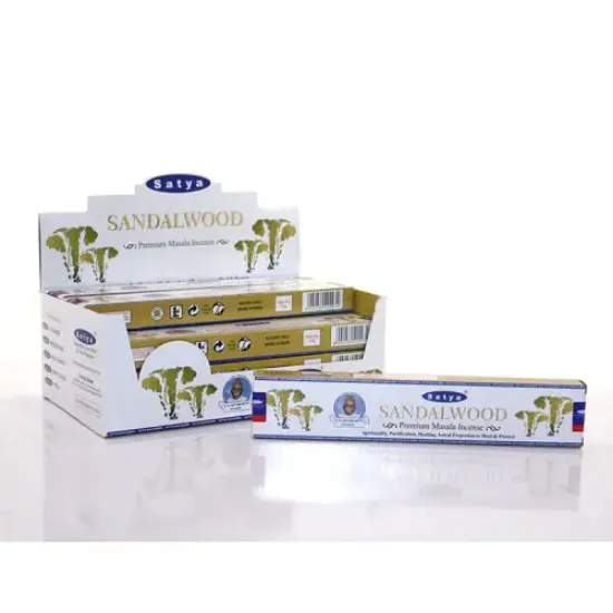 Satya Sandalwood Aromalı Tütsü  resmi