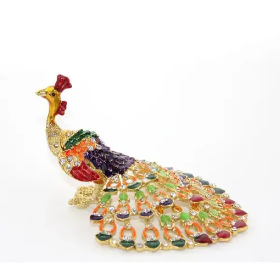 Swarovski Taşlı Tavuskuşu Model 2 resmi