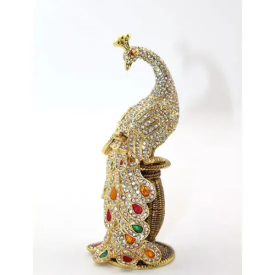 Swarovski Taşlı Tavuskuşu Model 4 resmi