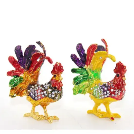 Swarovski Taşlı Tekli Horoz Model 1  resmi