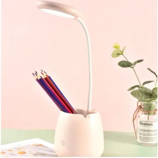 Halka LED USB Şarjlı Masa Lambası  resmi