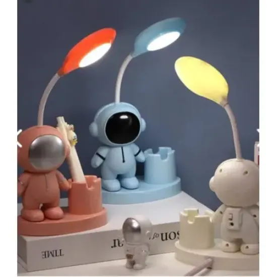 LED Astronot Masa Lambası Ve Kalemlik resmi