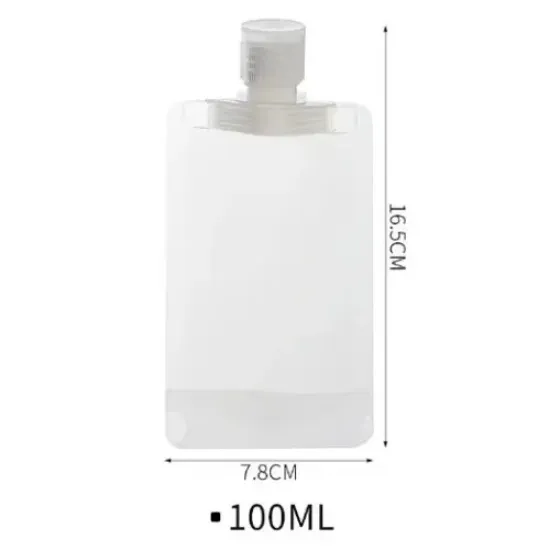 3 Adet 100ml Krem Şampuan Kabı Tekrar Kullanılabilir Set resmi
