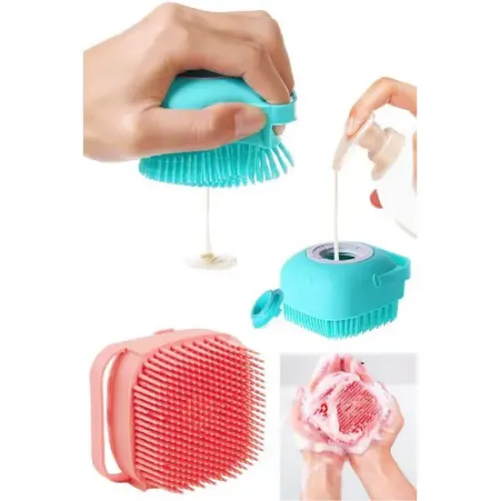 Duş Jeli Hazneli Banyo Masaj Kesesi resmi