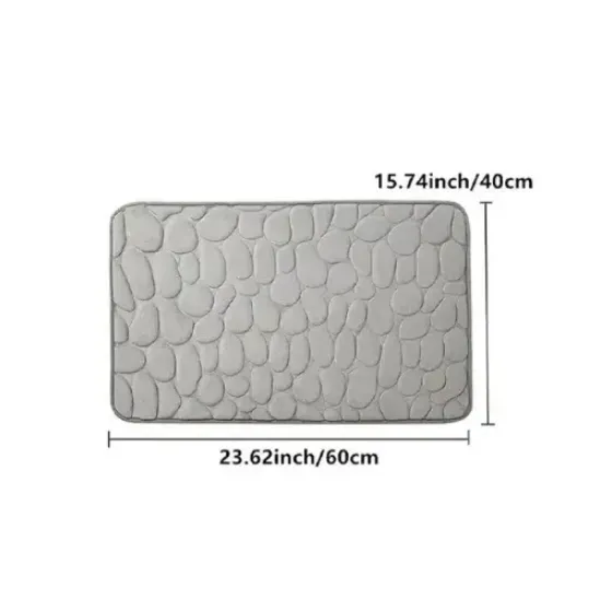 Memory Kaydırmaz Banyo Paspası Pembe resmi