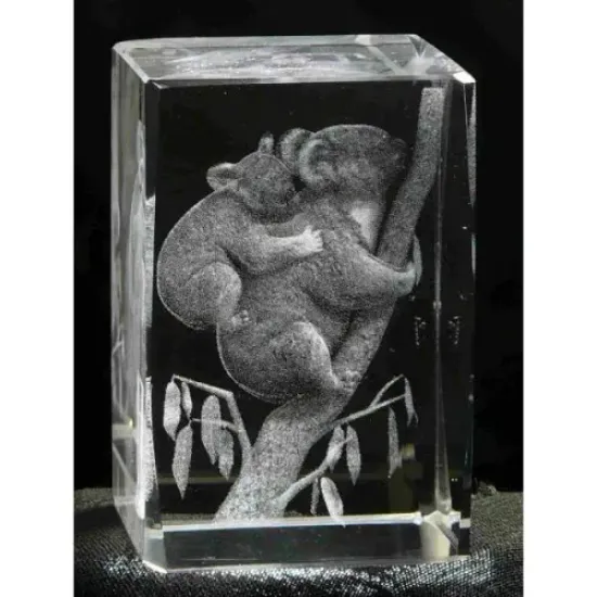 3D Kristal Koala Modeli  resmi