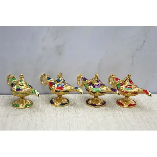 Mineli Metal Alaaddin Lambası Model 1  resmi
