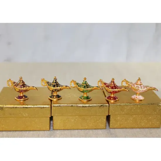 Mineli Metal Alaaddin Lambası Model 8 resmi
