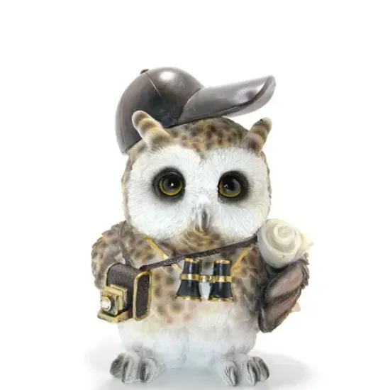 Steampunk Polyester Baykuş Figürü Model 2 resmi