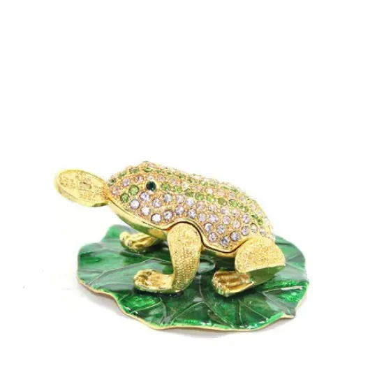 Swarovski Taşlı Tekli Kurbağa Model 2  resmi