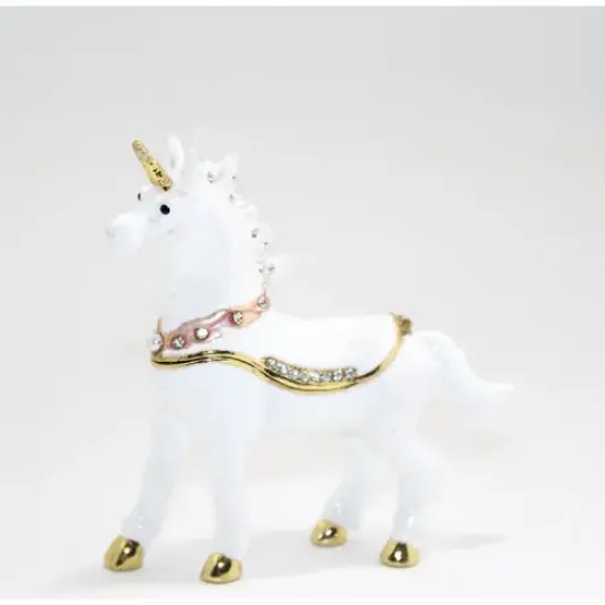 Swarovski Taşlı Tekli Unicorn Figürü  resmi