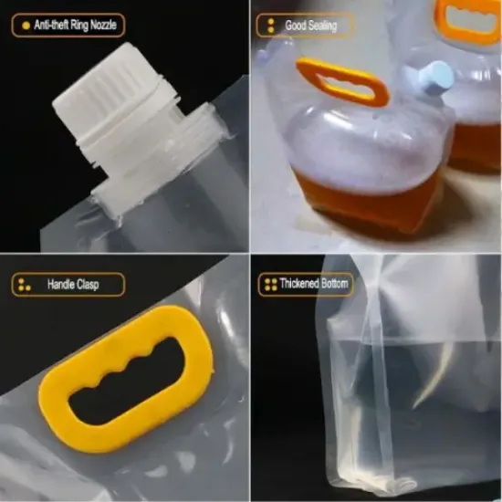 Dayanıklı Plastik İçecek Çantası 2 Litre resmi