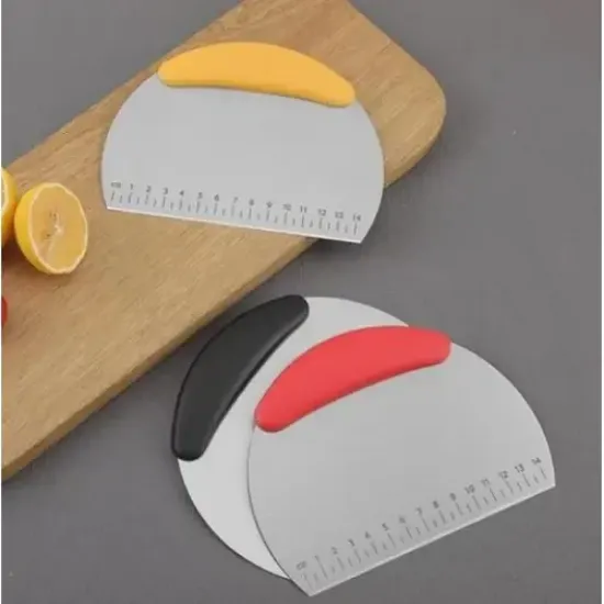 Paslanmaz Çelik Hamur Kesme ve Şekillendirme Spatulası resmi