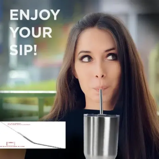 Paslanmaz Çelik Pipet Seti 5 Parça resmi