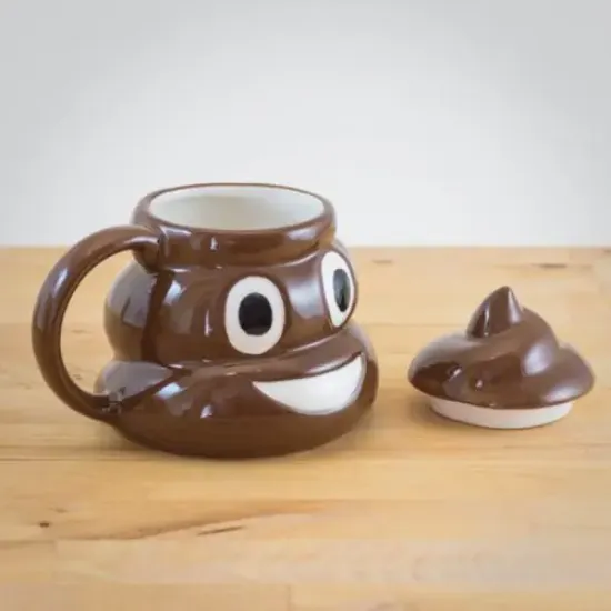 Poo Kaka Emoji Kupa Bardak resmi