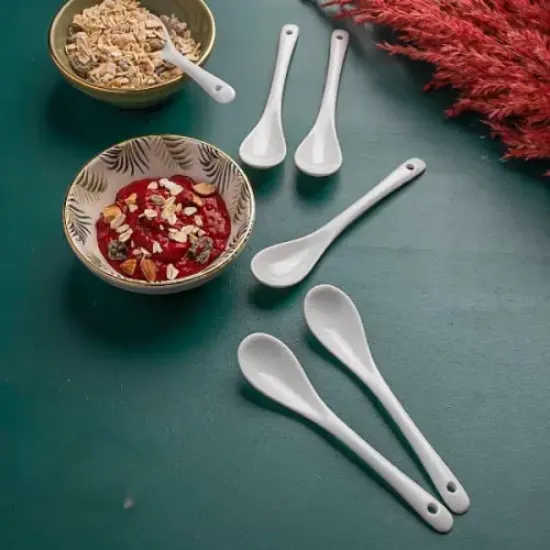 Porselen Baharat Kaşığı 1 Adet resmi