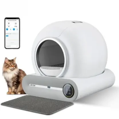 Akıllı Otomatik Kedi Tuvaleti resmi