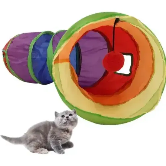 Kedi Oyun Tüneli 117 cm resmi