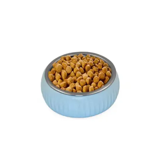 Mikopet Organik Seramik Mama Kabı Mavi resmi