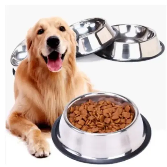 Paslanmaz Çelik Metal Mama Kabı 26 cm. resmi