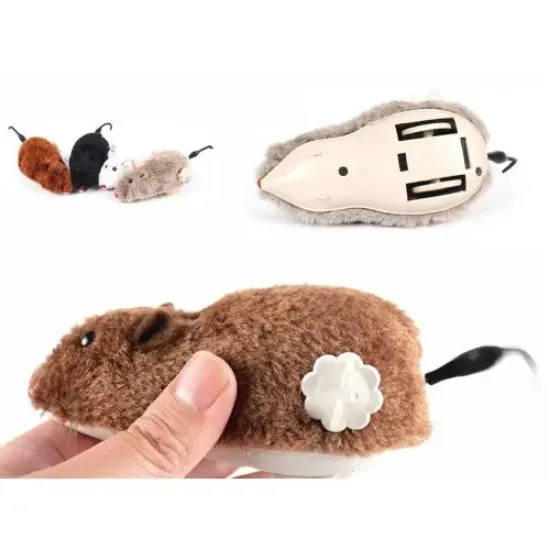 Kurmalı Fare Kedi Eğitim Oyuncağı resmi